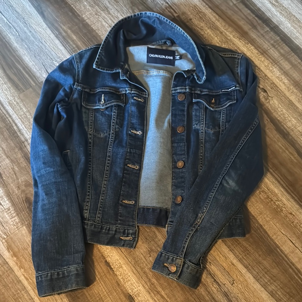 Calvin Klein Dark Blue Jean Jacket